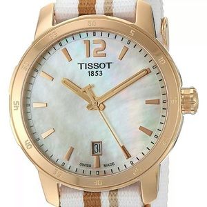 🥳SOLD🥳 Tissot Mother of Pearl Nylon Strap Watch